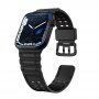 Odporen silikonski pašček za Apple Watch 42mm / 41mm / 40mm / 38mm - črna