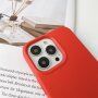 Silikonski ovitek z nastavljivim paščkom za iPhone 13 Pro Max - petrolejni