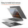 Plastični pokrov s stojalom za MacBook Air 13 " - črna