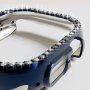 Kovinski etui s kristali za Apple Watch Ultra 49mm - modro