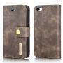 2in1 snemljiva torbica za iPhone 5 / 5S / SE (2016) - rjava