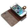 2in1 snemljiva torbica za iPhone 5 / 5S / SE (2016) - rjava