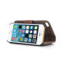 2in1 snemljiva torbica za iPhone 5 / 5S / SE (2016) - rjava