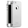 IPAKY eleganten ovitek za iPhone 5 / 5S / SE (2016) - srebro