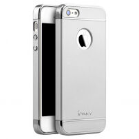 IPAKY eleganten ovitek za iPhone 5 / 5S / SE (2016) - srebro