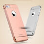 IPAKY eleganten ovitek za iPhone 5 / 5S / SE (2016) - srebro