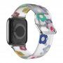 Pašček z vzorcem za Apple Watch 42mm / 41mm / 40mm / 38mm - rože