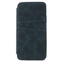 Flip vintage etui za iPhone X / iPhone X - modro-zelena