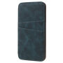 Flip vintage etui za iPhone X / iPhone X - modro-zelena