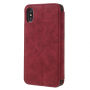 Flip vintage etui za iPhone X / iPhone X - rdeče