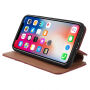 Flip vintage etui za iPhone X / iPhone X - rdeče