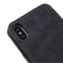 Flip vintage etui za iPhone X / iPhone X - siva