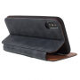 Flip vintage etui za iPhone X / iPhone X - siva