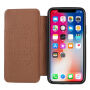 Flip vintage etui za iPhone X / iPhone X - siva