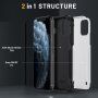 Super odporen zaščitni ovitek za iPhone 11 Pro Max - bela