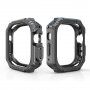 Odporen etui z vzorcem karbonskih vlaken za Apple Watch Ultra 49mm - črna