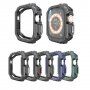 Odporen etui z vzorcem karbonskih vlaken za Apple Watch Ultra 49mm - črna