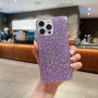 Zaščitni ovitek s svetlečimi bleščicami za iPhone 14 Pro - vijolična