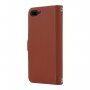 Flip etui s paščkom v obliki pisma za iPhone 7 Plus / 8 Plus - rjava