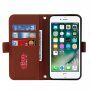 Flip etui s paščkom v obliki pisma za iPhone 7 Plus / 8 Plus - rjava
