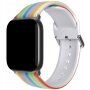 Pašček z vzorcem za Apple Watch 42mm / 41mm / 40mm / 38mm - mavrica