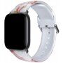 Pašček z vzorcem za Apple Watch 42mm / 41mm / 40mm / 38mm - roza marmor