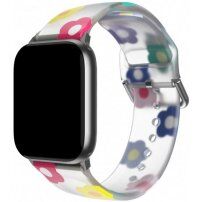 Pašček z vzorcem za Apple Watch 42mm / 41mm / 40mm / 38mm - rože