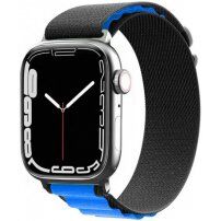 Nylon pasek alpski za Apple Watch 42mm / 41mm / 40mm / 38mm - modro-črna