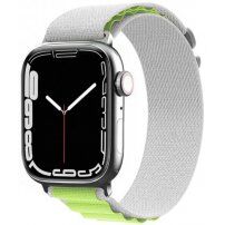 Nylon pasek alpski za Apple Watch 42mm / 41mm / 40mm / 38mm - belo-zelen