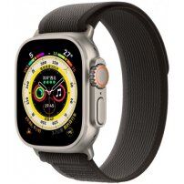 Najlonski pašček s trail trakcem za Apple Watch 42mm / 41mm / 40mm / 38mm - črno-siva