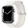 Silikonski oceanski pasek za Apple Watch Ultra 49mm / 46mm / 45mm / 44mm / 42mm - bela
