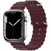 Silikonski oceanski pasek za Apple Watch 42mm / 41mm / 40mm / 38mm - vinsko