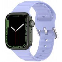 Silikonski pašček Ocean Ripple za Apple Watch 42mm / 41mm / 40mm / 38mm - vijolična
