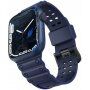 Odporen silikonski pašček za Apple Watch 42mm / 41mm / 40mm / 38mm - temno modro