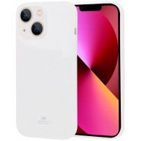Goospery sijoč ovitek iz mehke plastike za iPhone 14 - bela