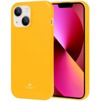 Goospery sijoč ovitek iz mehke plastike za iPhone 14 - rumena