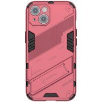 Trpežen zaščitni ovitek s stojalom za iPhone 14 Plus - roza