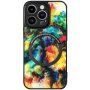 Ovitek z barvnim vzorcem in MagSafe za iPhone 14 Pro Max - mavrica