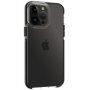 Prozorni ovitek z barvnim okvirjem iz mehke plastike za iPhone 14 Pro Max - črna