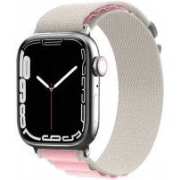 Nylon pasek alpski za Apple Watch 42mm / 41mm / 40mm / 38mm - bež-roza