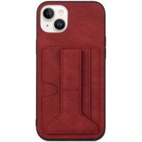 Ovitek z žepom za kartice in držalom za iPhone 14 Plus - rdeče