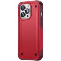 Super odporen zaščitni ovitek za iPhone 14 Pro - rdeče