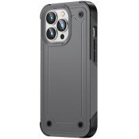 Super odporen zaščitni ovitek za iPhone 14 Pro Max - siva