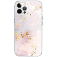Sijajen marmorni ovitek za iPhone 11 Pro Max - stara roza