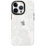 Sijajen prozorni ovitek z motivom za iPhone 13 Pro - čipka