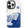 Sijajen prozorni ovitek z motivom za iPhone 13 Pro - zasnežene gore