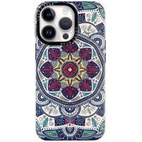 Sijajen ovitek z motivom za iPhone 13 Pro Max - mandala