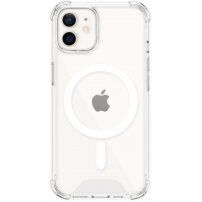 Prozoren ovitek z barvnim okvirjem in MagSafe za iPhone 11 - jasno