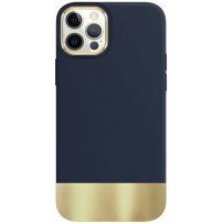 Zaščitni ovitek s kovino prevlečenim dnom za iPhone 11 Pro Max - modro