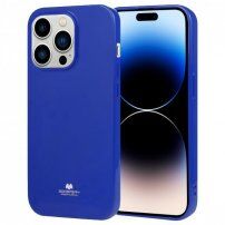 Goospery sijoč ovitek iz mehke plastike za iPhone 14 Pro - modro